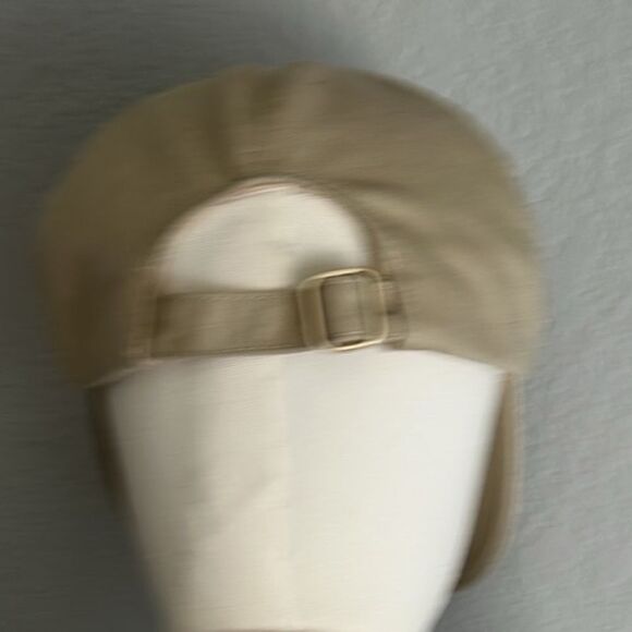 SOLD Helen Kaminski Women's Layla Piqué Cotton Baseball Cap, Beige, NWOT Display - Picture 4 of 9
